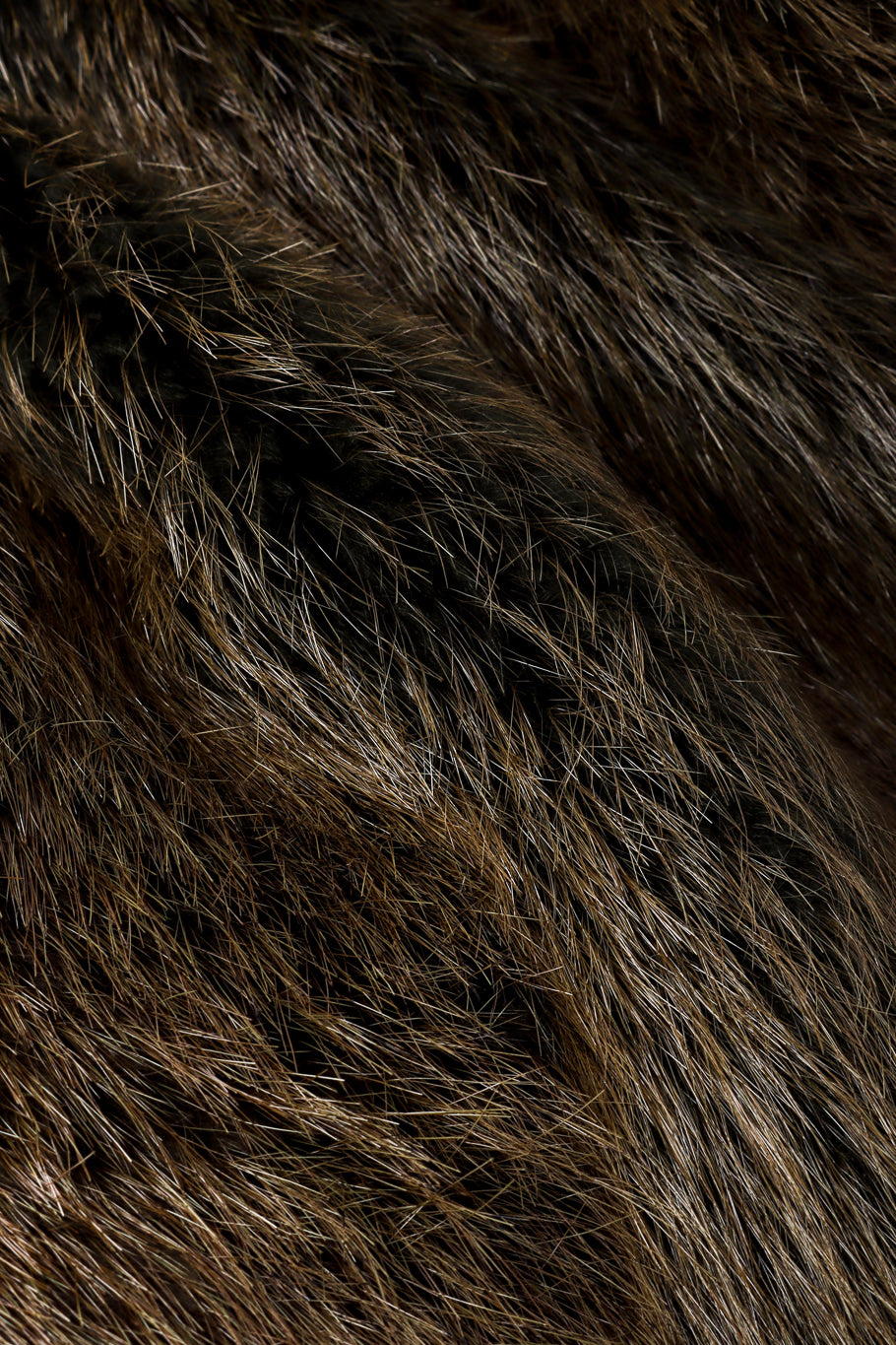 Vintage Christian Dior Long Fur Coat short fur closeup @recessla