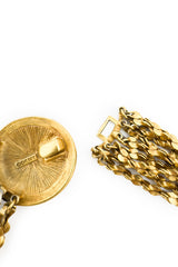Vintage DKNY 9-Strand Tinsel Chain Necklace clasp @recess la