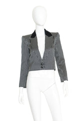 Satin blazer by Valentino on mannequin @ Recess LA