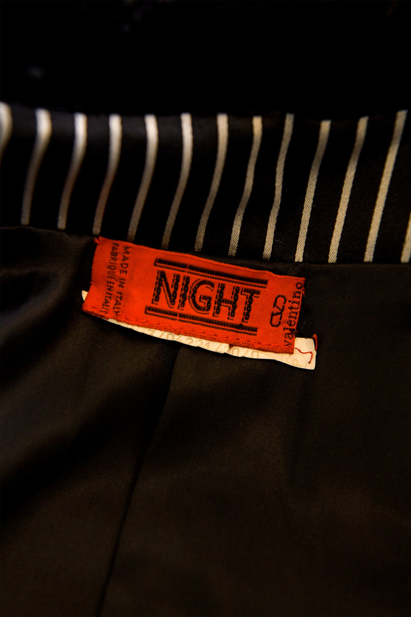 Satin blazer by Valentino label @ Recess LA