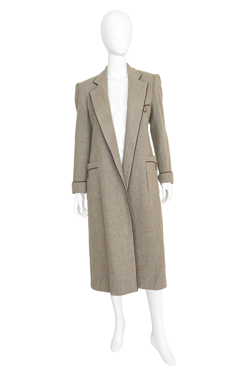 wool swing coat by Ralph Lauren on mannequin open @ Recess LA