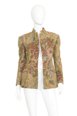 Floral Tapestry Jacket by Ralph Lauren on mannequin open @ Recess LA