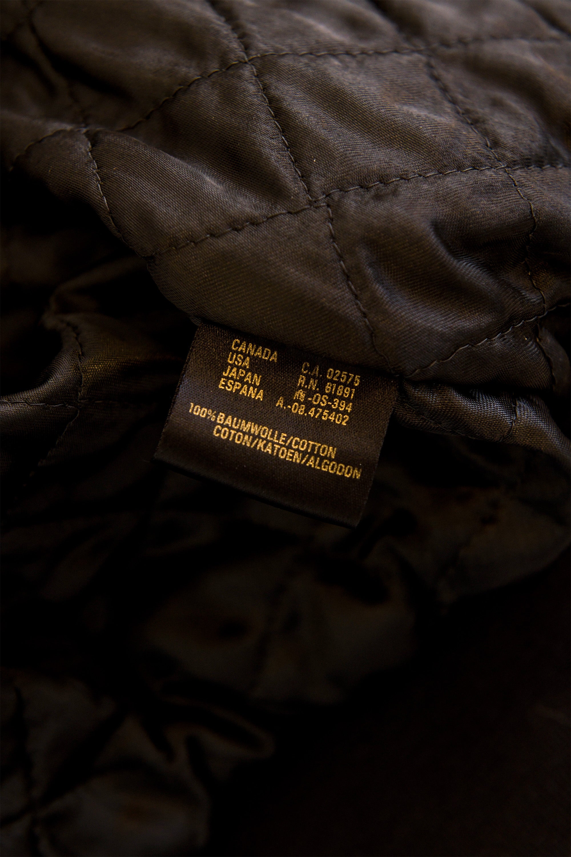 Velvet Moto Jacket by Escada fabric tag @ Recess LA