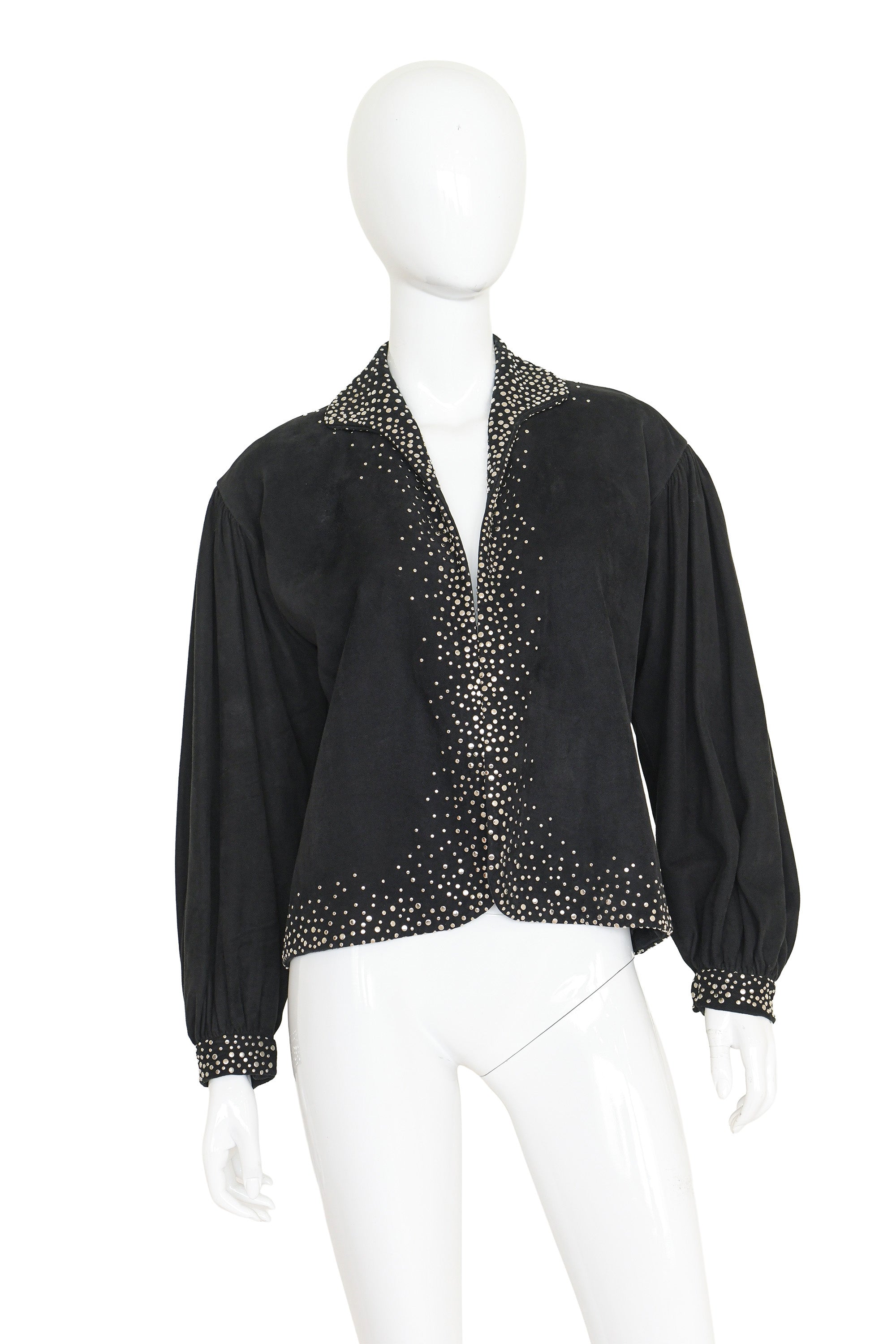 suede jacket by Halston on mannequin @ Recess LA