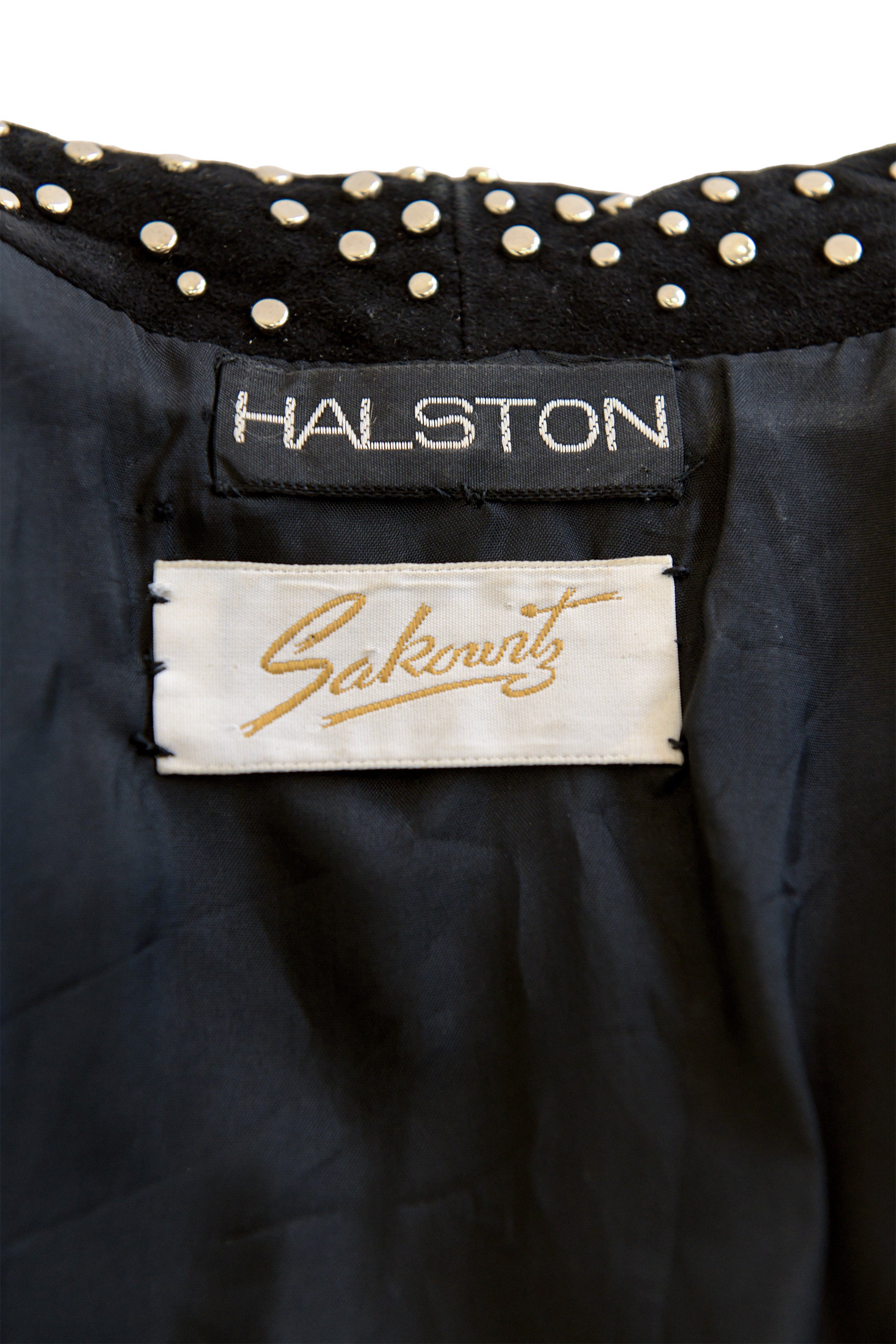 suede jacket by Halston label @ Recess LA