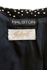 suede jacket by Halston label @ Recess LA