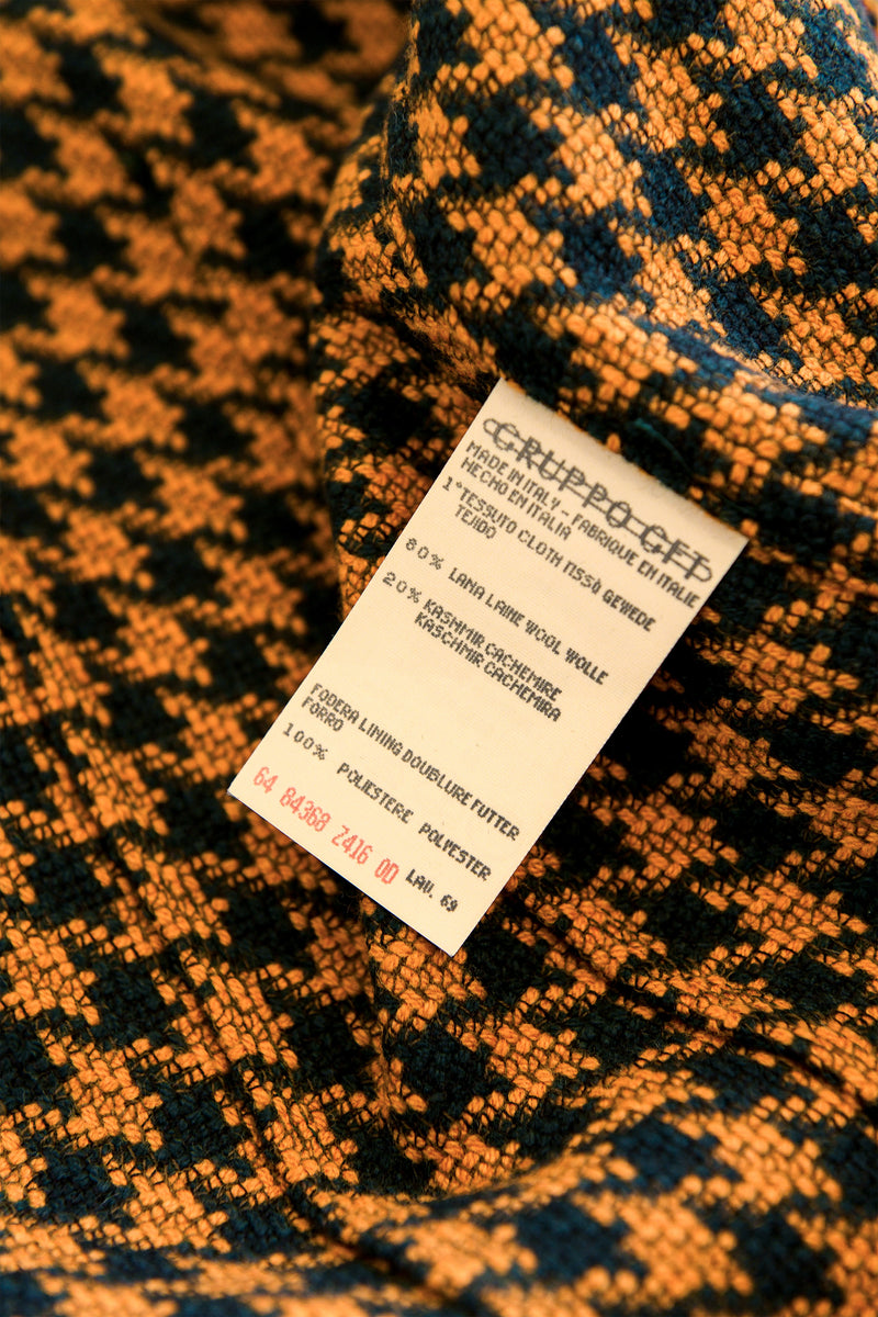 Houndstooth jacket by Valentino fabric tag @ Recess LA