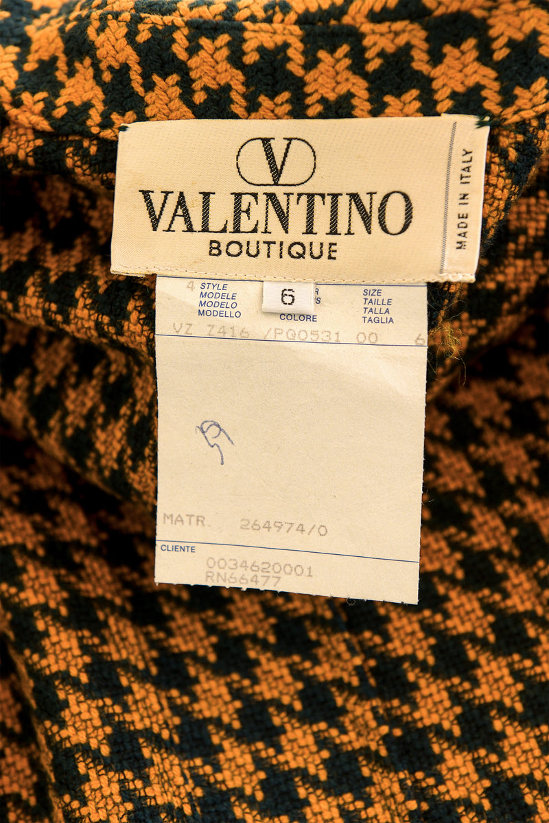 Houndstooth jacket by Valentino label @ Recess LA