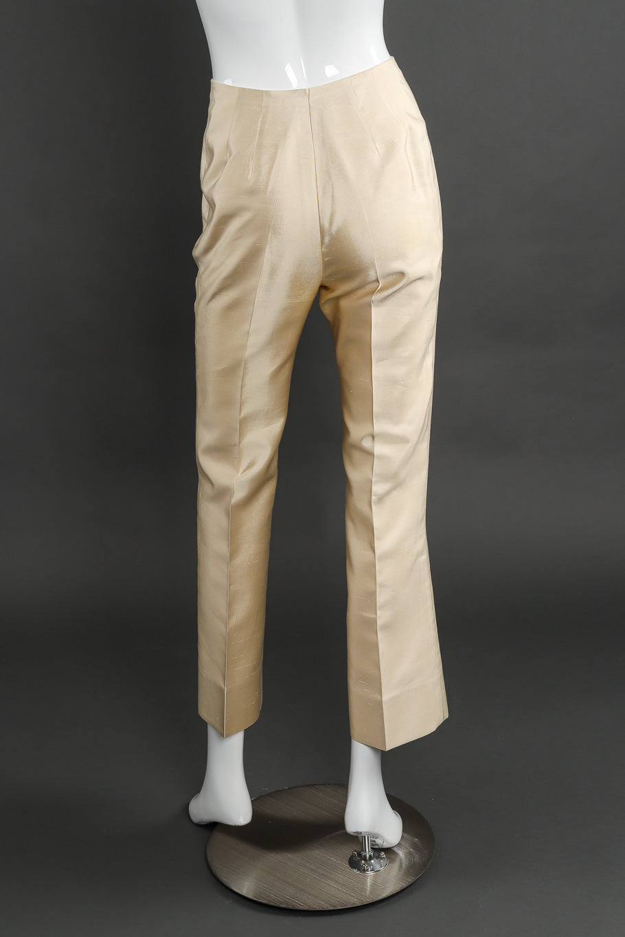 Silk set by Dynasty on mannequin pants back @recessla