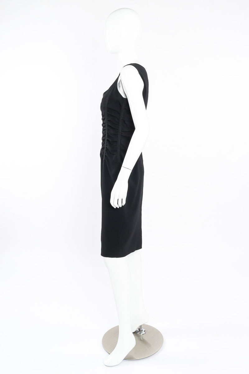 Dolce & Gabbana ruched sheath dress side view on mannequin @recessla