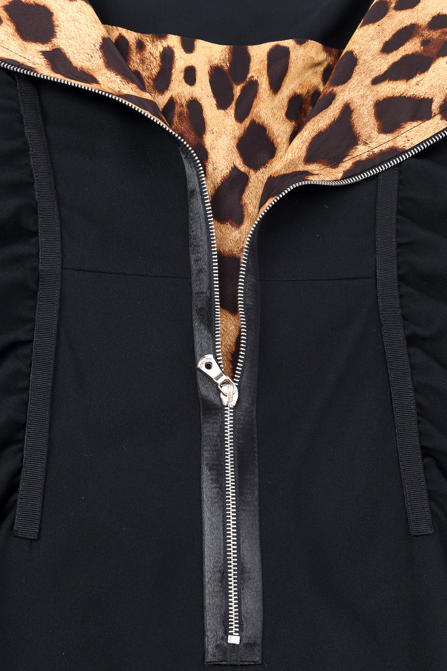 Dolce & Gabbana ruched sheath dress zipper details @recessla
