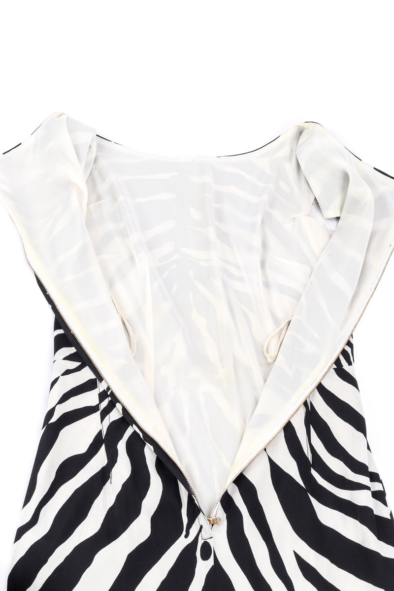 Zebra Pencil Dress by Dolce & Gabbana unzipped @recessla