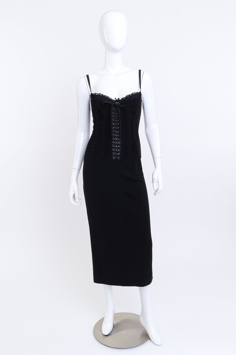 Dolce & Gabbana 2001 F/W Lace-Up Corset Dress – Recess