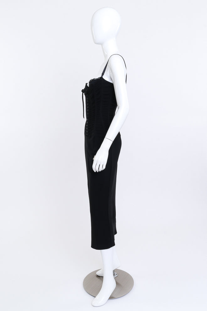 Dolce & Gabbana 2001 F/W Lace-Up Corset Dress @RECESS LA