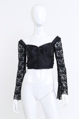 D&G 1993 S/S Satin & Lace Crop Bustier @RECESS LA