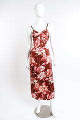 Dolce & Gabbana 1997 S/S Floral Strappy Slip Dress on mannequin @RECESS LA