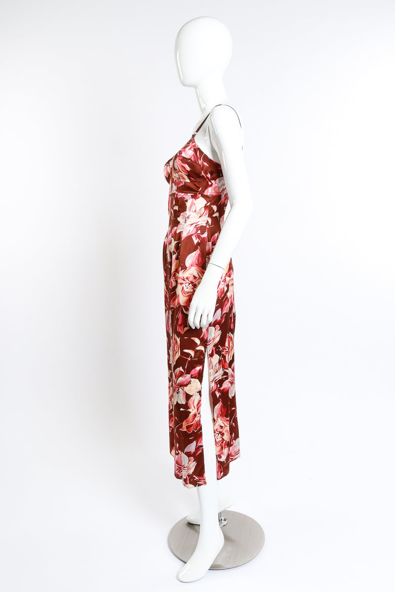 Dolce & Gabbana 1997 S/S Floral Strappy Slip Dress side mannequin @RECESS LA