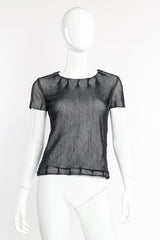 Mesh t-shirt by Dolce & Gabbana on mannequin front far @recessla