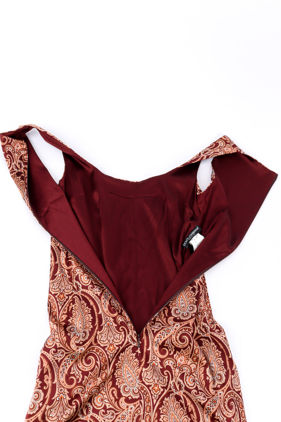 Sheath dress by Dolce & Gabbana unzipped lining @recessla