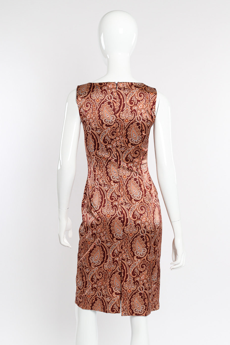 Sheath dress by Dolce & Gabbana on mannequin back @recessla