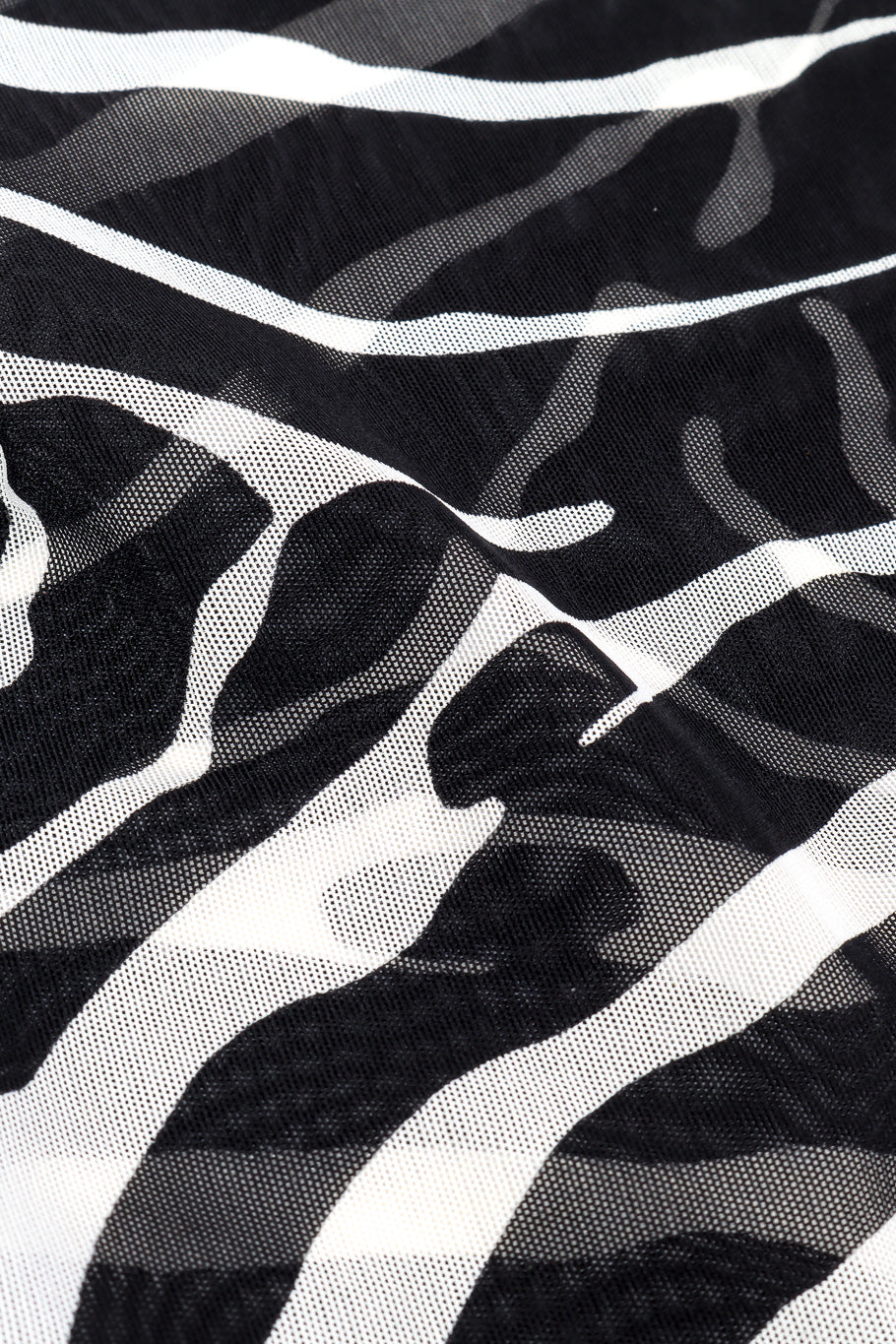 Dolce & Gabbana zebra print mesh camisole top fabric details @recessla