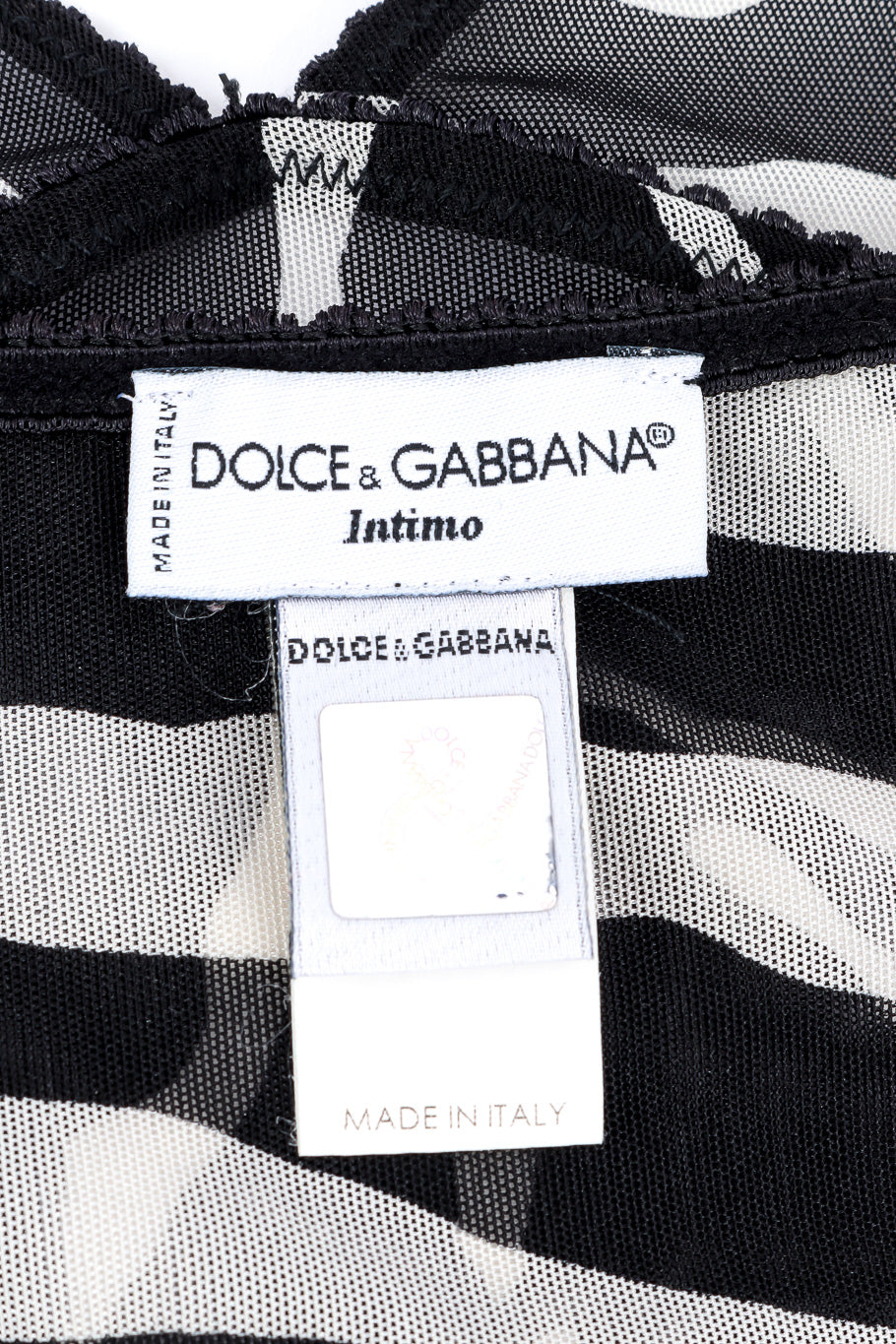 Dolce & Gabbana zebra print mesh camisole top designer label @recessla