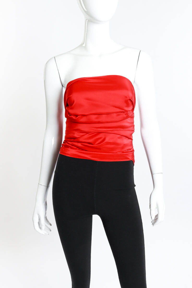 Convertible Halterneck Jumpsuit by Dolce & Gabbana adjustable front on mannequin @RECESS LA