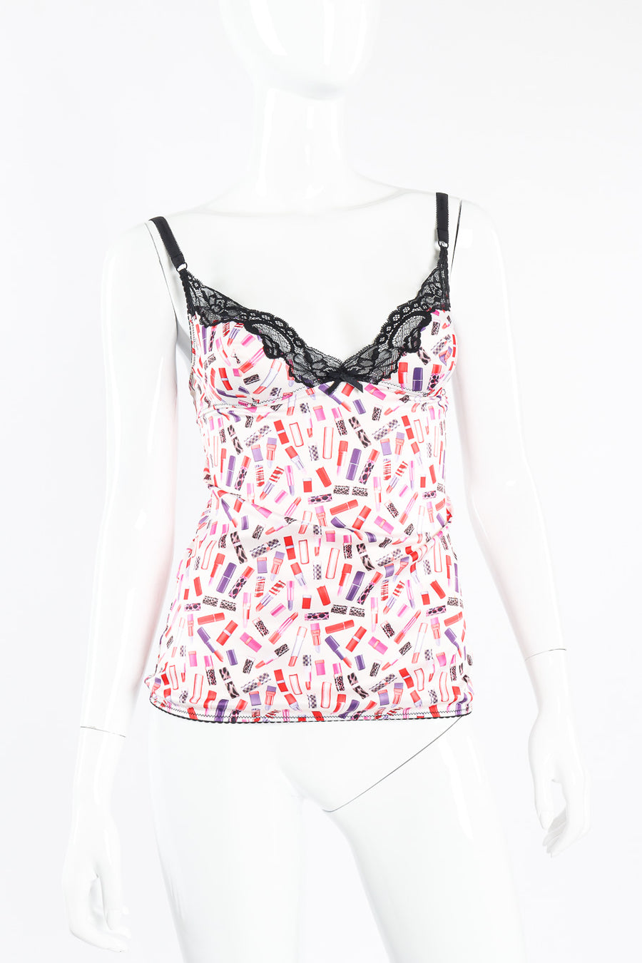 トップス D&G DOLCE&GABBANA Frilled Camisole Camisole Dolce & Gabbana Multicolour size 44 IT in Cotton