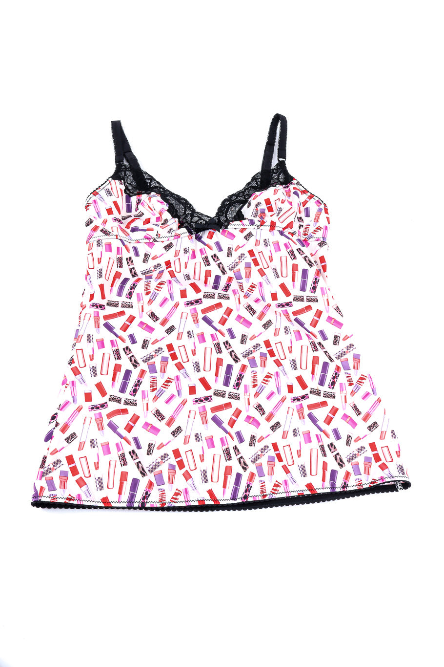 Dolce & Gabbana lipstick print camisole flat-lay @recessla