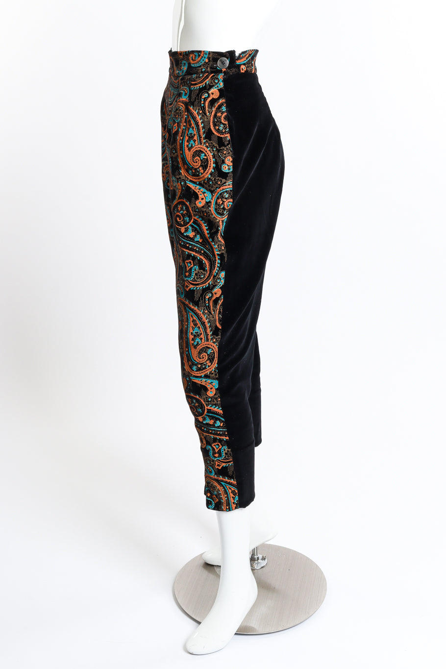 Paisley Pant Set by Dallas Sportswear pants side on mannequin @RECESS LA