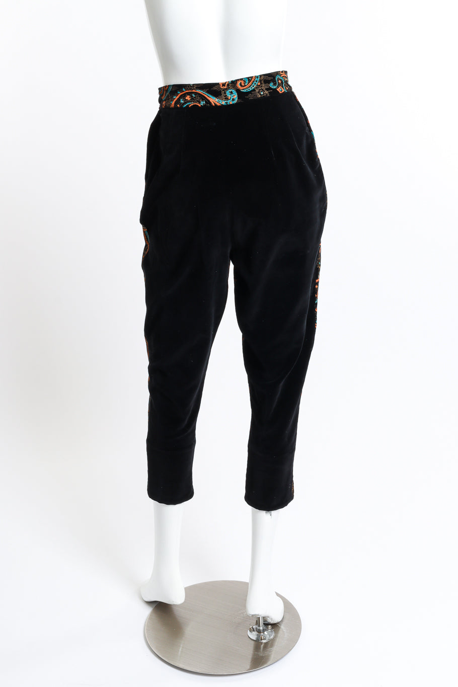 Paisley Pant Set by Dallas Sportswear pants back on mannequin @RECESS LA