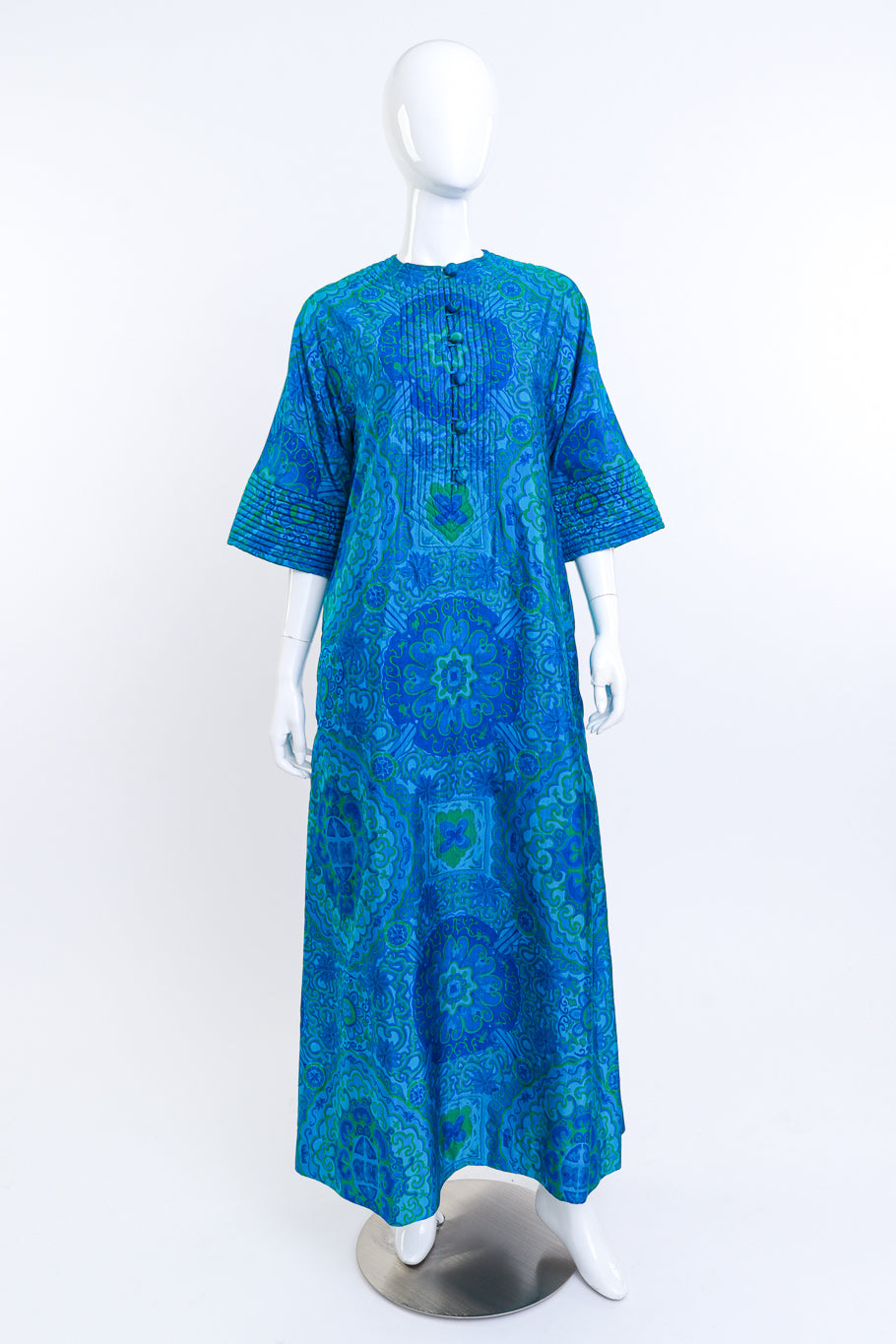 Choisy Persian Print Caftan Lounge Dress on mannequin @RECESS LA