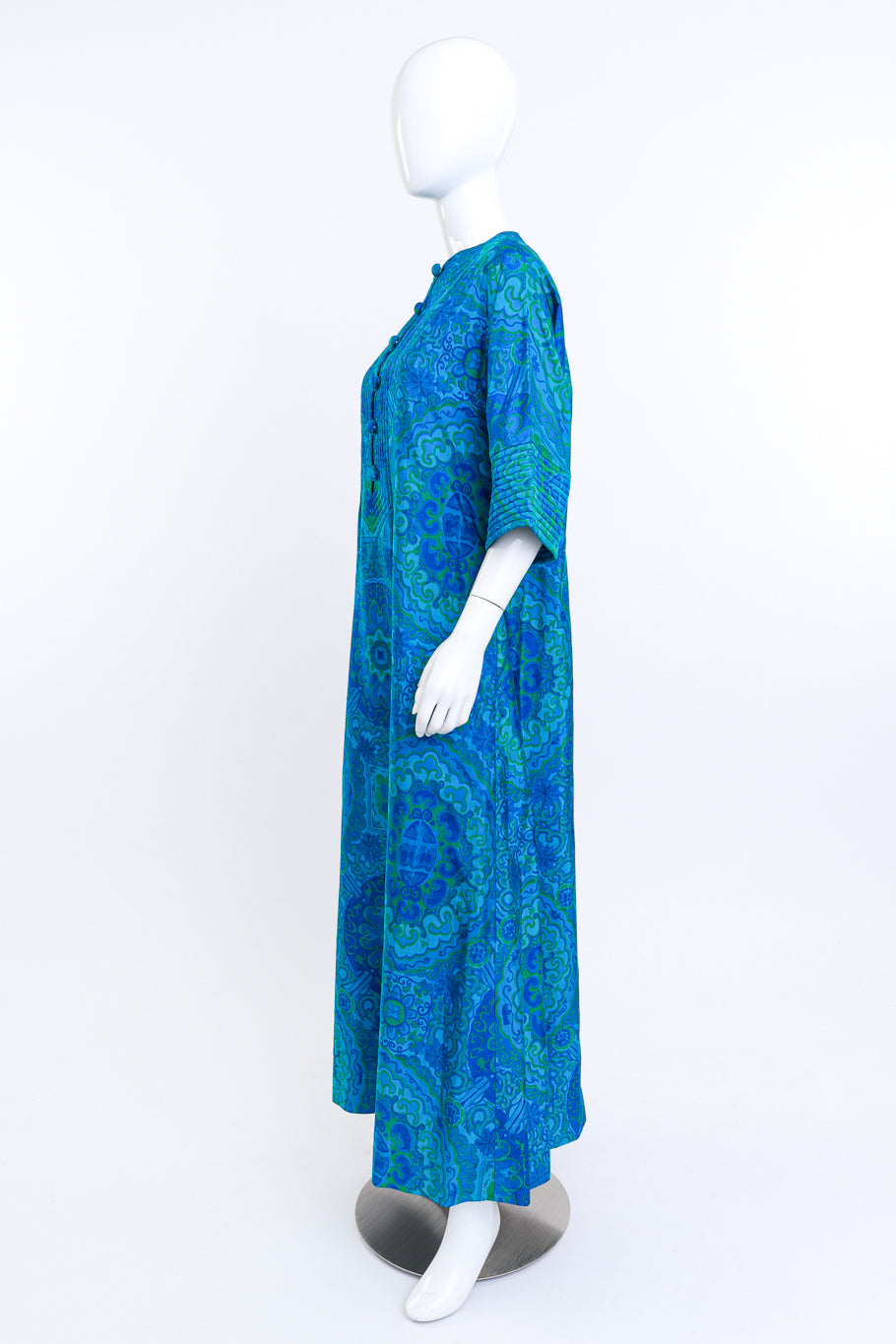 Choisy Persian Print Caftan Lounge Dress on mannequin @RECESS LA