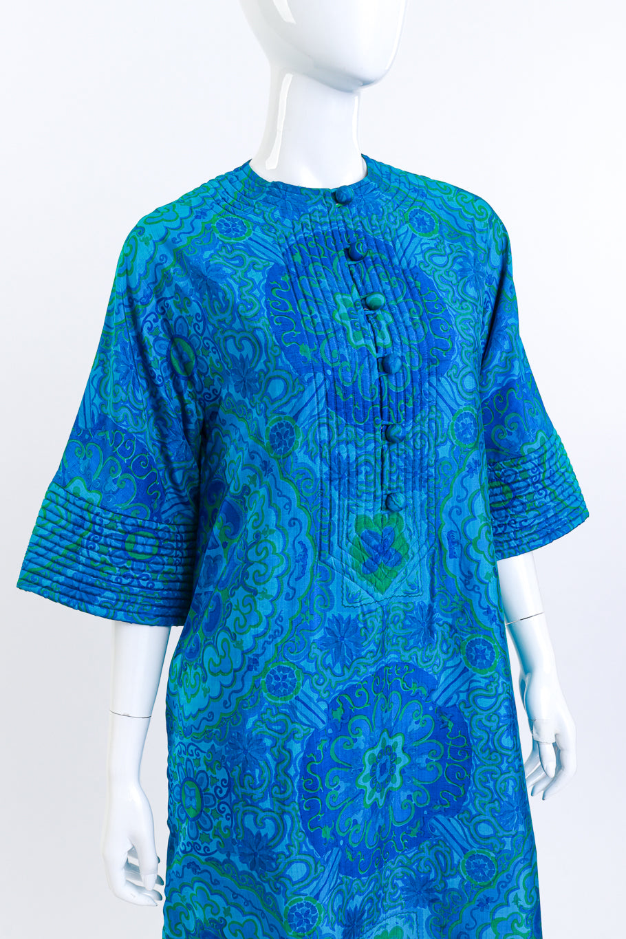 Choisy Persian Print Caftan Lounge Dress on mannequin @RECESS LA