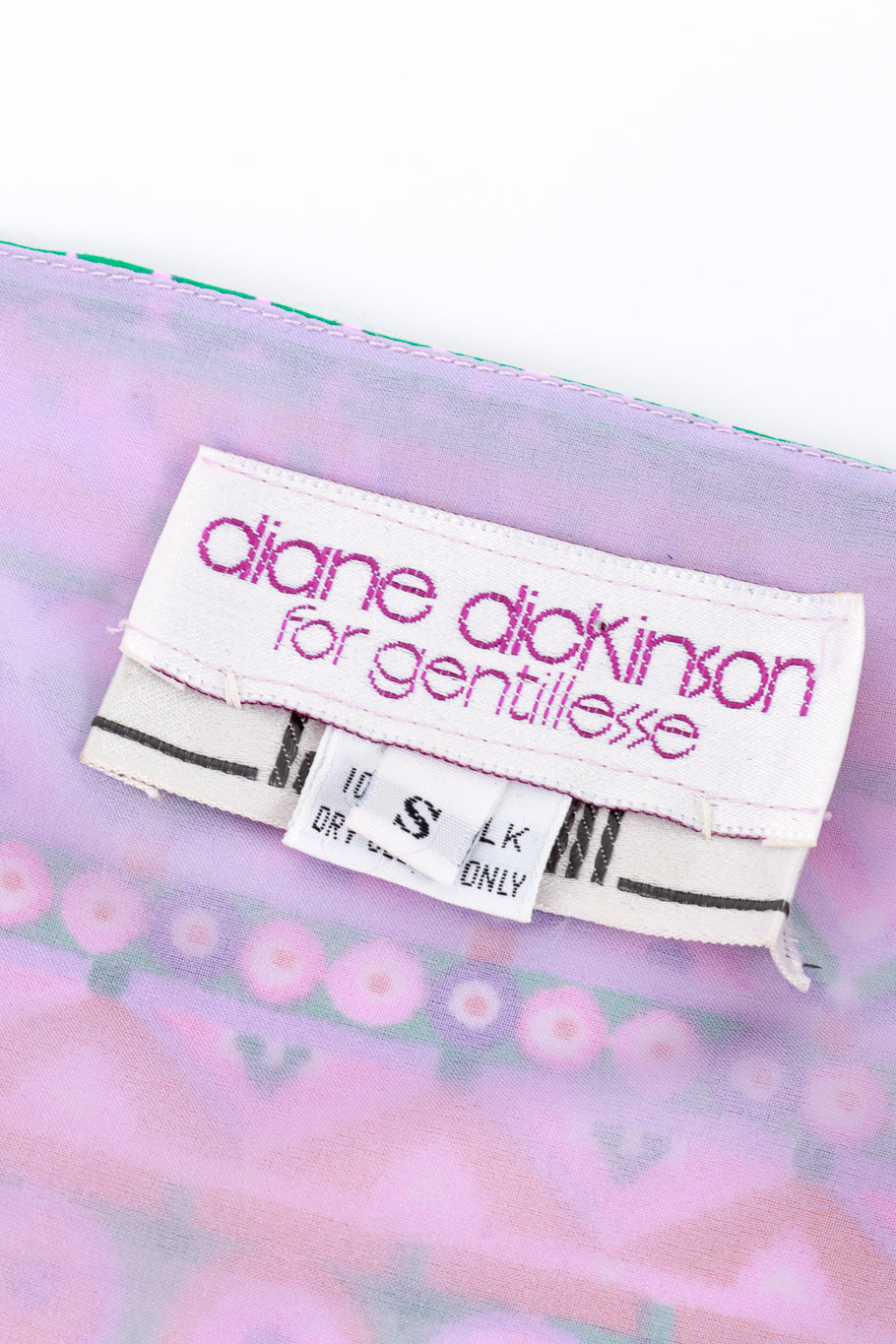 Diane Dickinson Diamond Stripe Maxi Dress label @RECESS LA
