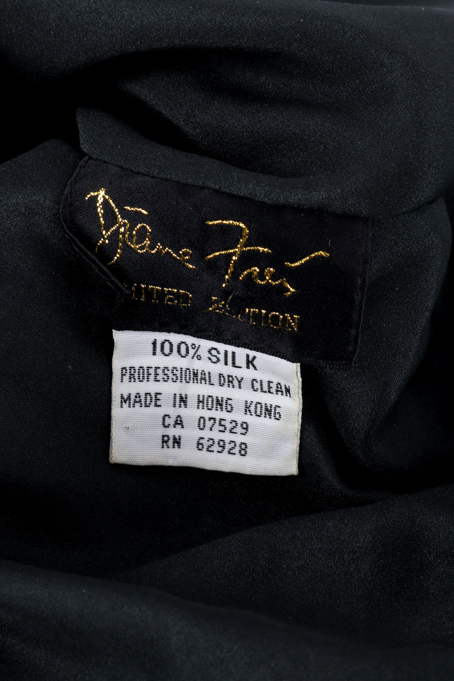 Vintage Diane Freis Shirred Velvet Burnout Halter Dress signature label @recess la
