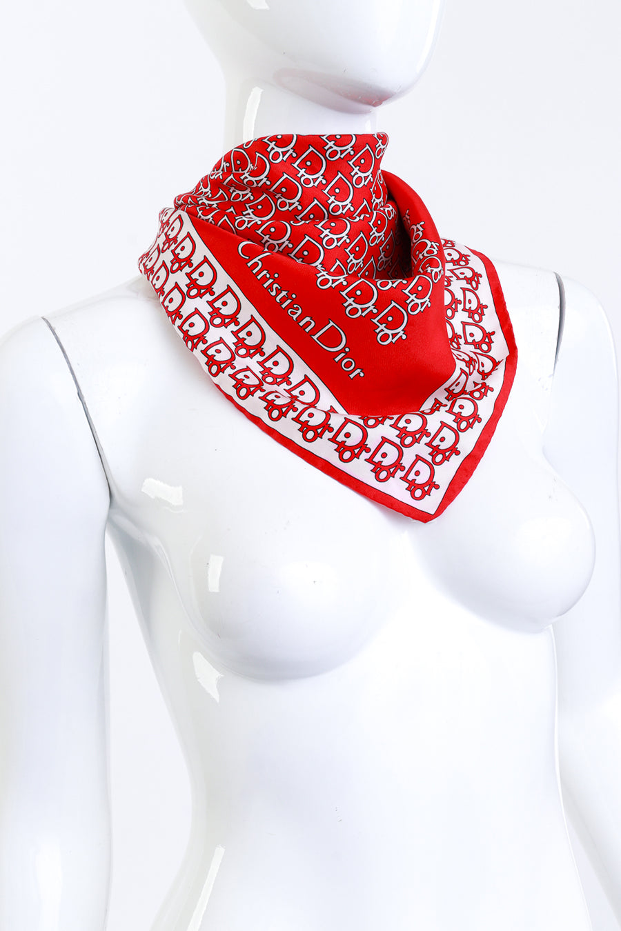 Vintage Christian Dior Logo Print Scarf – Recess