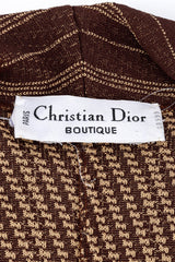 Vintage Christian Dior 3-Piece Pinstripe Skirt Suit jacket label @recess la