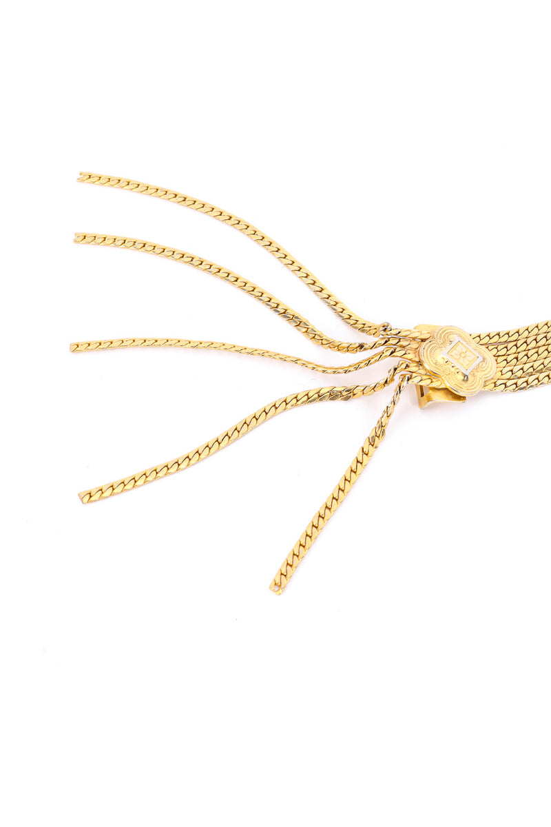 Christian Dior draped waist chain tassel details @recessla