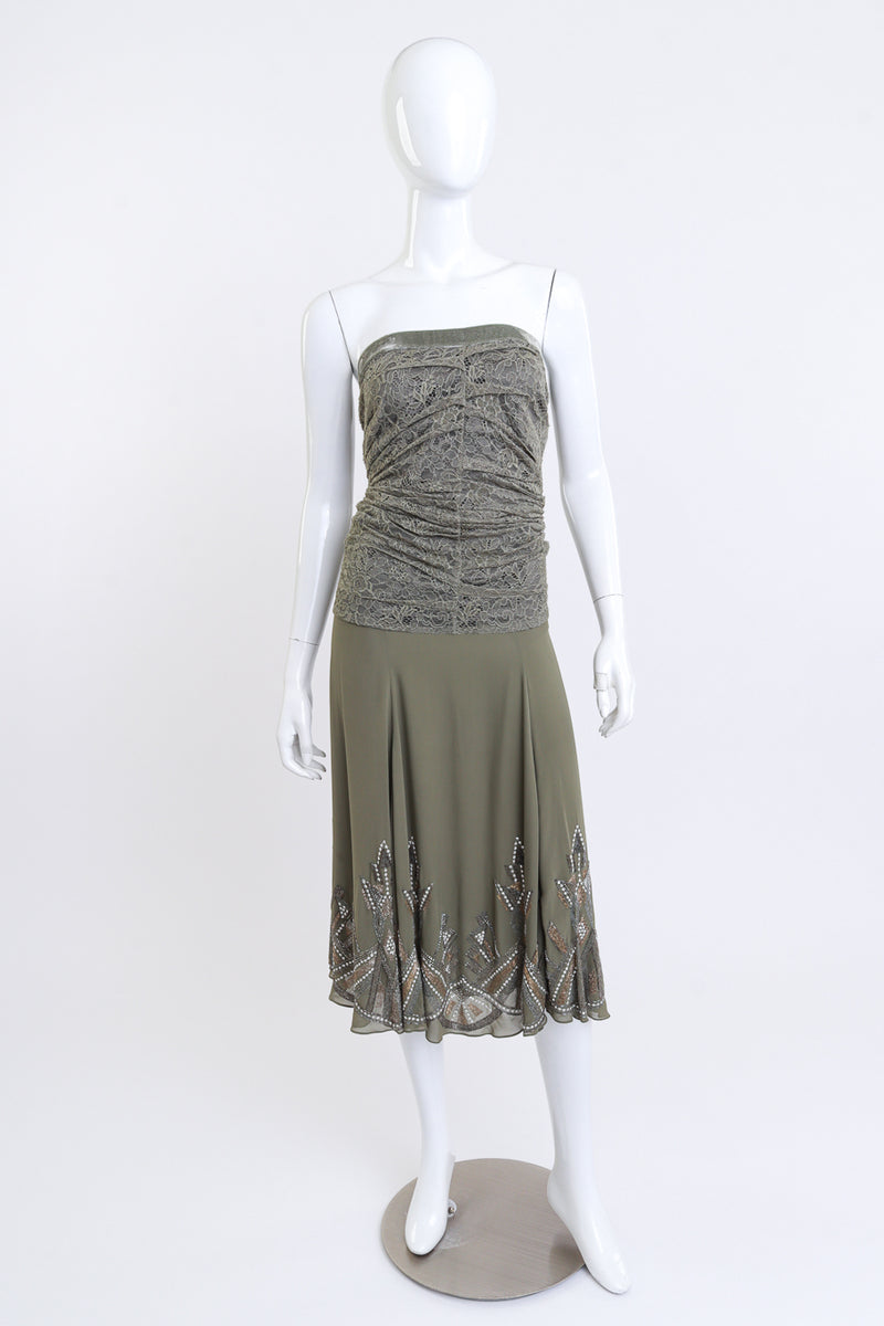 Art Deco Beaded Dropwaist Dress by Christian Dior on mannequin @recess LA