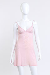 Logo Jacquard Mini Slip Dress by Christian Dior on mannequin @ Recess LA