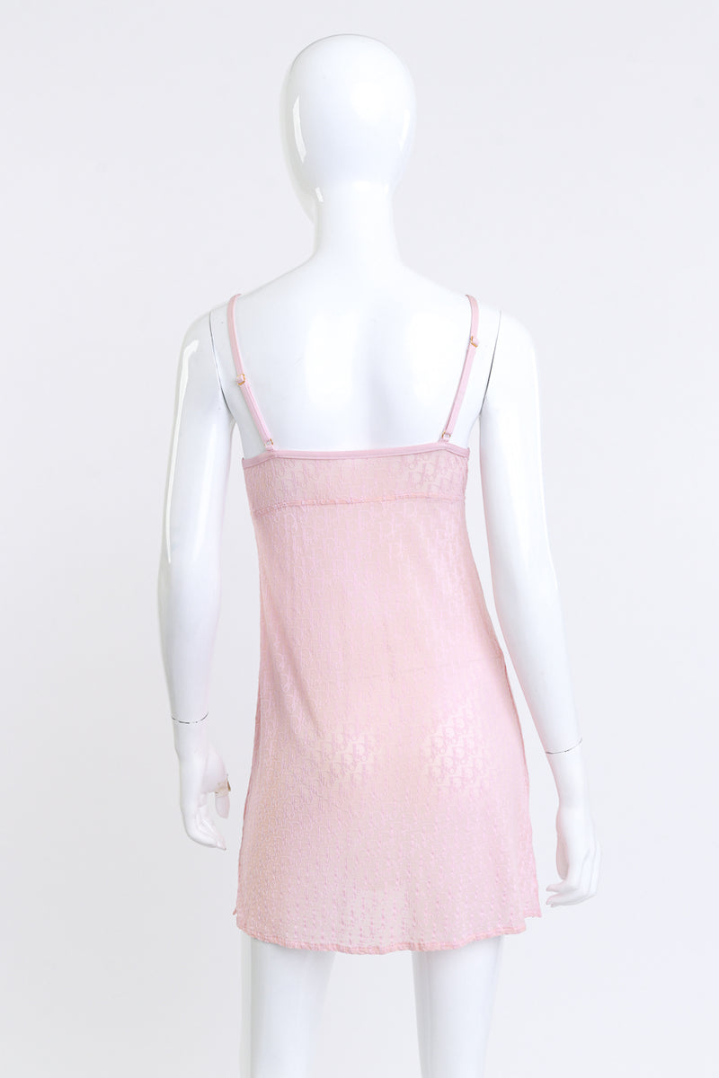 Vintage Christian Dior Logo Jacquard Mini Slip Dress – Recess Vintage Christian Dior Logo Jacquard Mini Slip Dress – Recess