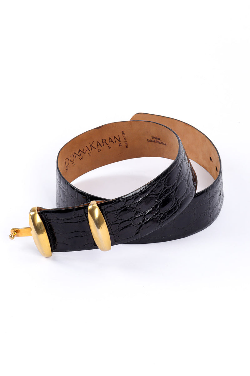 Vintage Donna Karan Wide Crocodile Belt – Recess