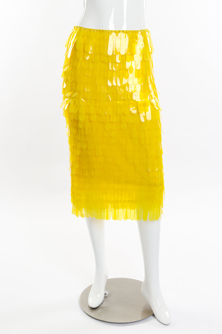 Dries Van Noten 2019 S/S Paillette Midi Skirt front @recess la