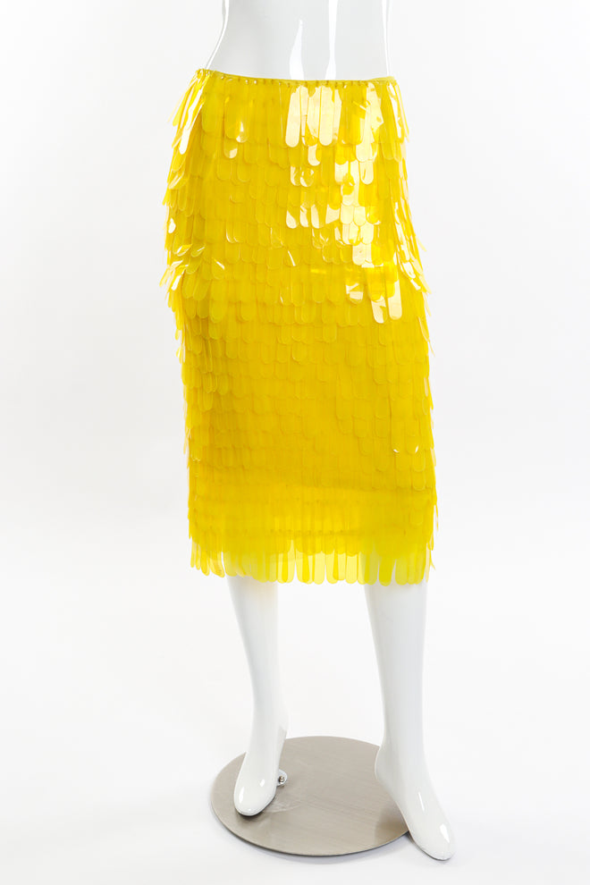 Dries Van Noten 2019 S/S Paillette Midi Skirt front @recess la