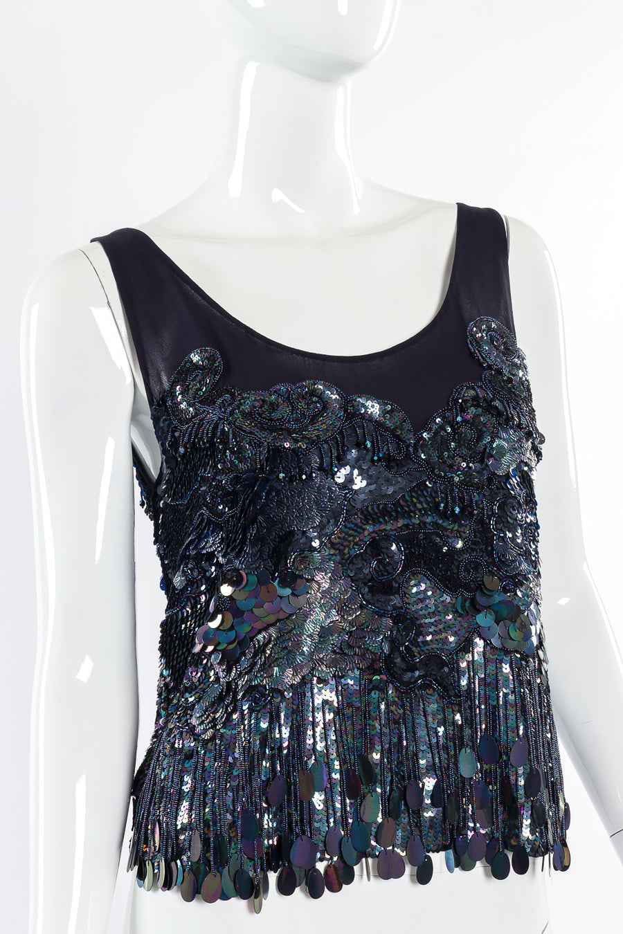 Dries Van Noten Beaded Cloud Tank Top – Recess