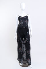 Dries Van Noten Sheer Floral Slip Dress @RECESS LA