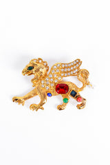 Kenneth Jay Lane Bejeweled Griffin Brooch @RECESS LA