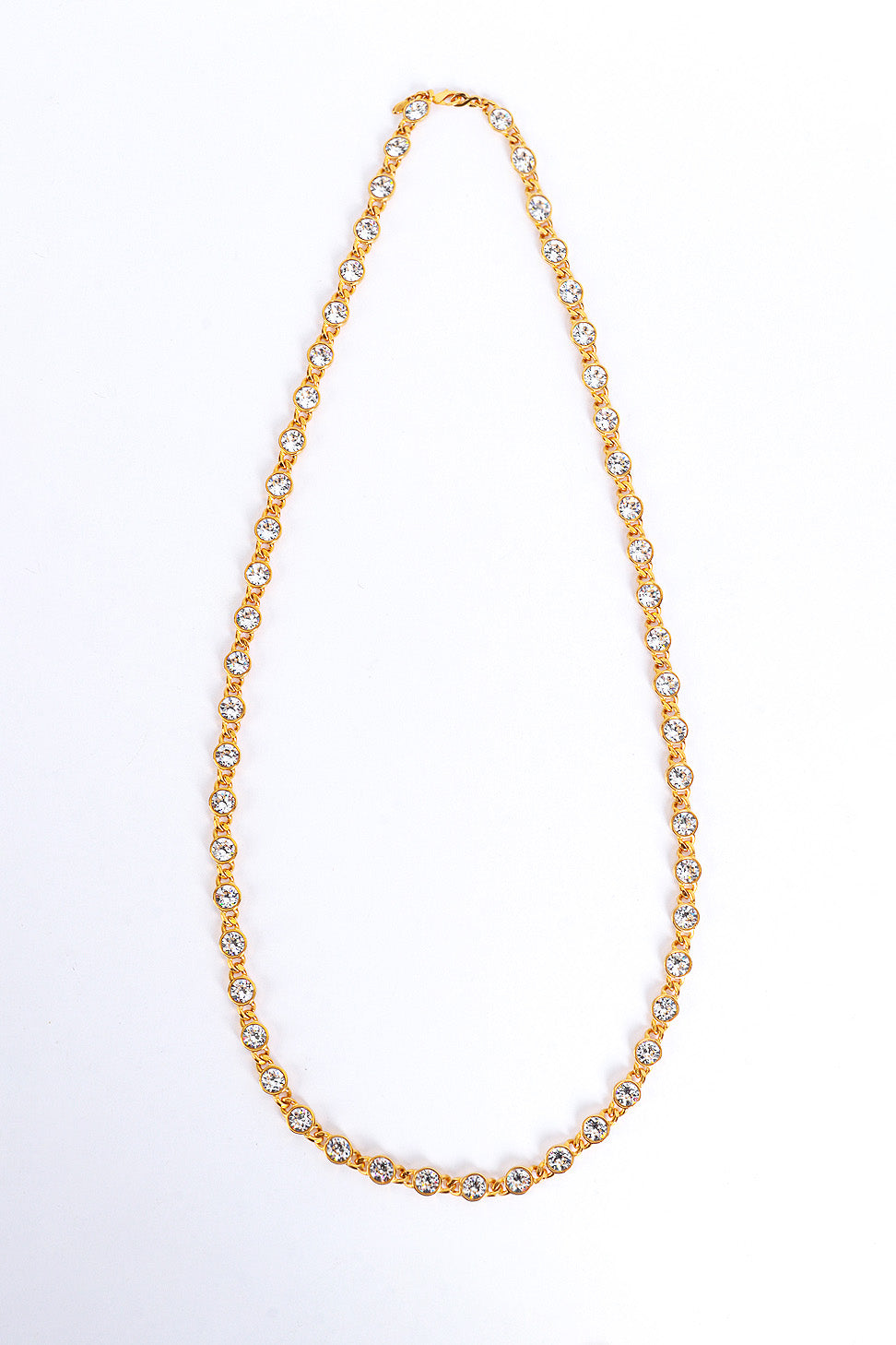 Kenneth Jay Lane Crystal Link Sautoir Necklace @RECESS LA