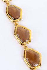 Kenneth Jay Lane Amber Nugget Collar Necklace detail @RECESS LA